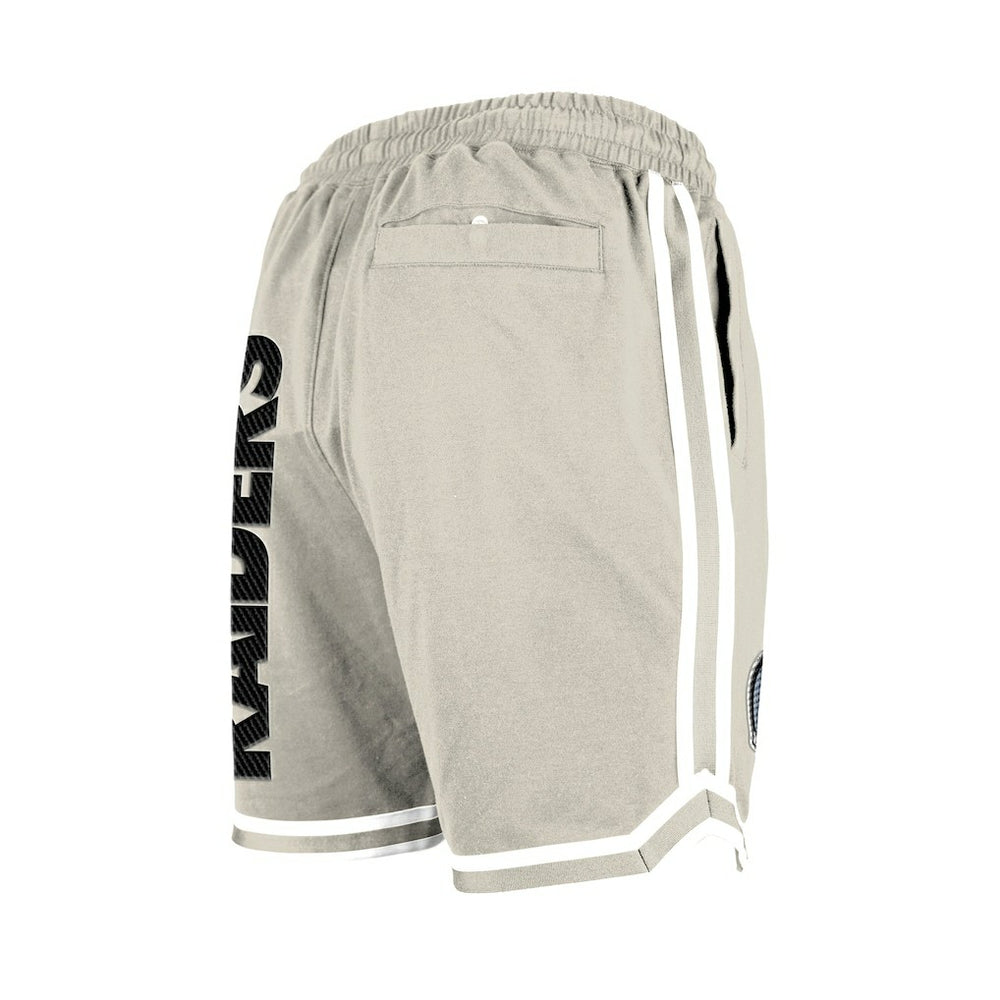Las Vegas Raiders New Era Stone Multi Patch Shorts - Light Beige Shorts