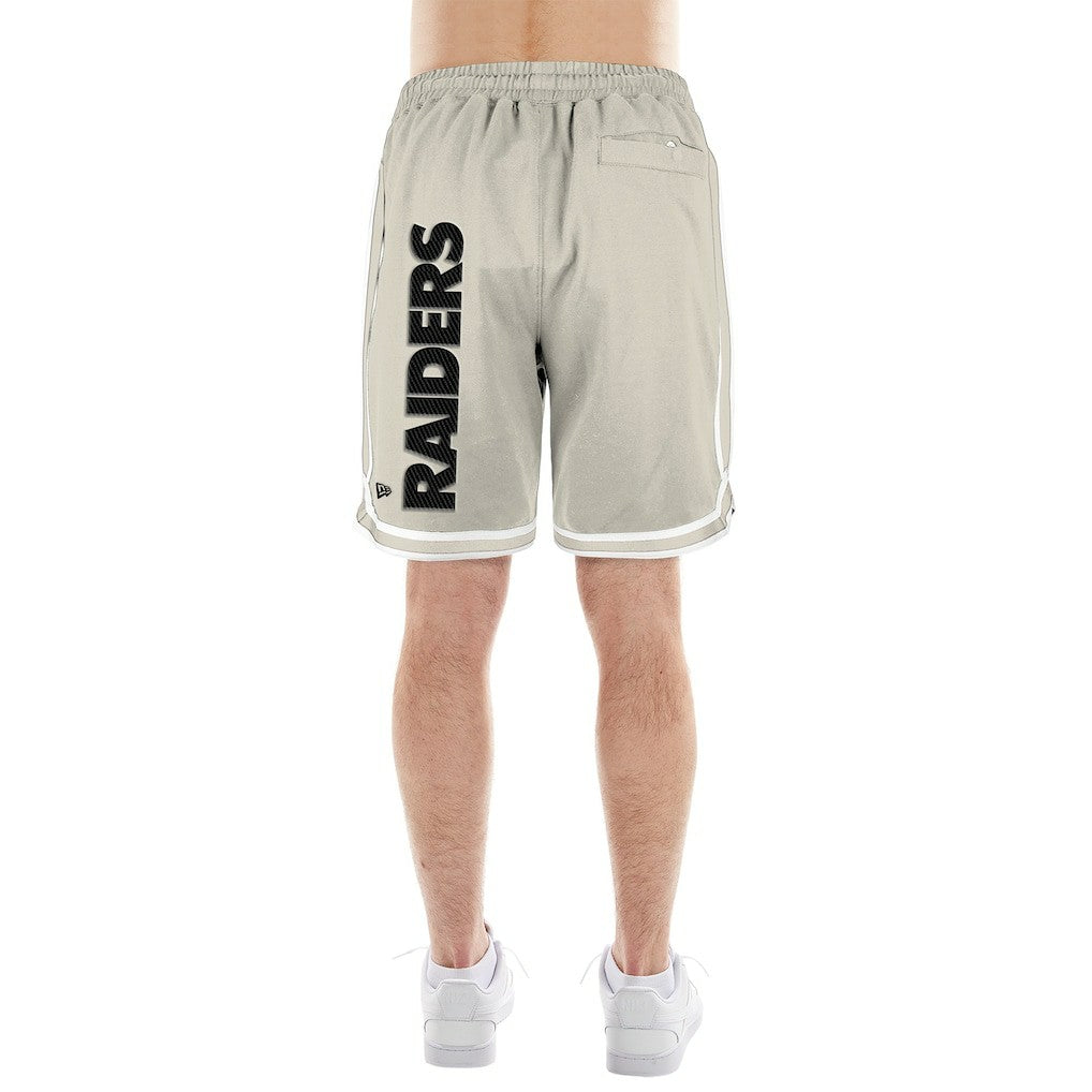 Las Vegas Raiders New Era Stone Multi Patch Shorts - Light Beige Shorts