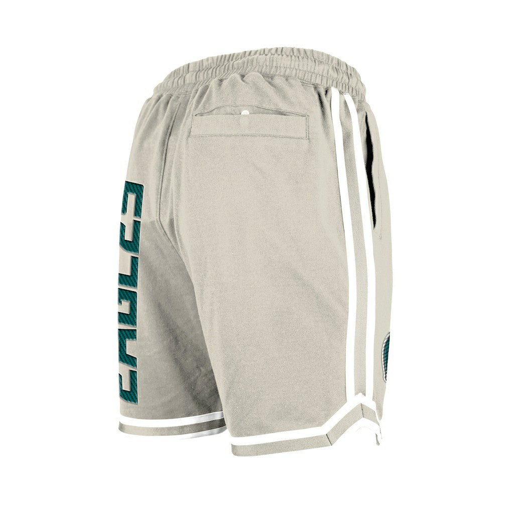 Philadelphia Eagles New Era Stone Multi Patch Shorts - Light Beige Shorts