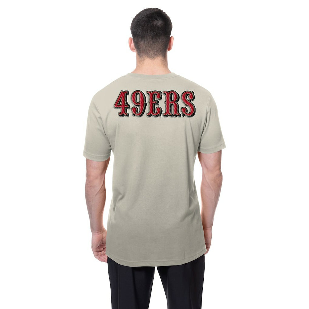 San Francisco 49ers New Era Multi Patch T-Shirt - Light Beige T-shirts
