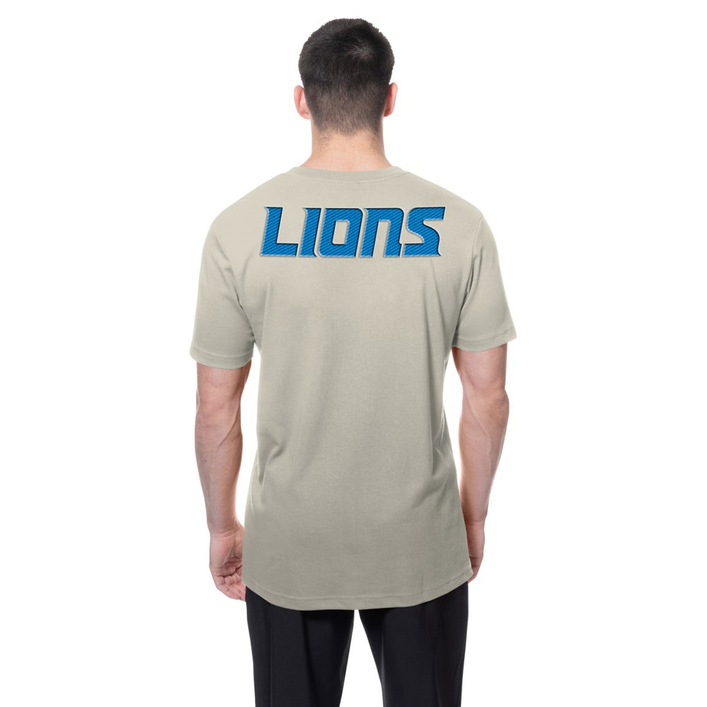 Detroit Lions New Era Multi Patch T-Shirt - Light Beige T-shirts