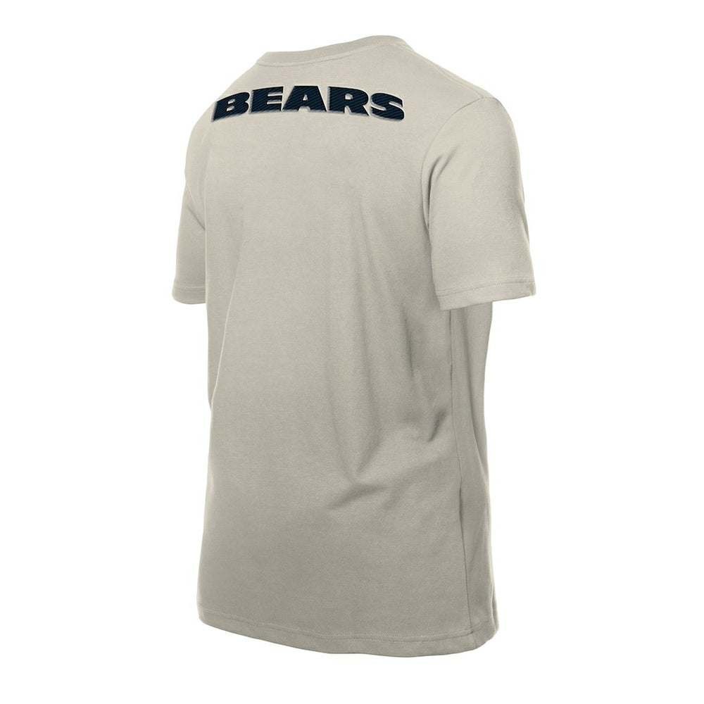 Chicago Bears New Era Multi Patch T-Shirt - Light Beige T-shirts