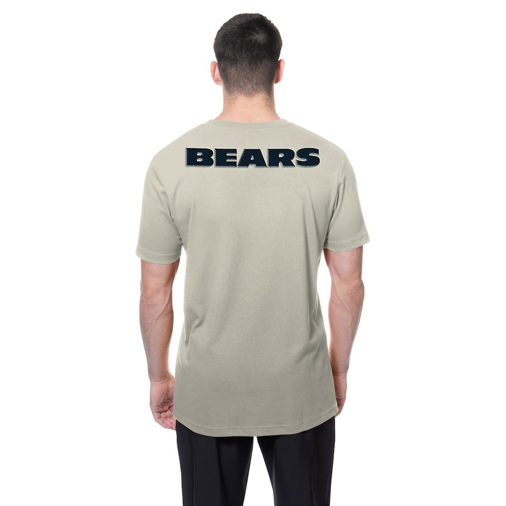 Chicago Bears New Era Multi Patch T-Shirt - Light Beige T-shirts