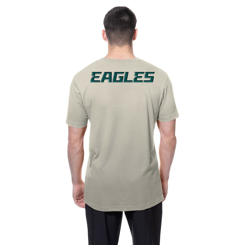 Philadelphia Eagles New Era Multi Patch T-Shirt - Light Beige T-shirts