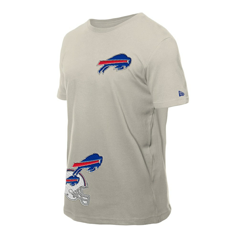 Buffalo Bills New Era Multi Patch T-Shirt - Light Beige T-shirts
