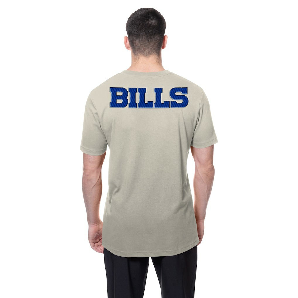 Buffalo Bills New Era Multi Patch T-Shirt - Light Beige T-shirts