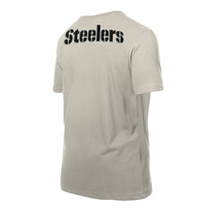 Pittsburgh Steelers New Era Multi Patch T-Shirt - Light Beige T-shirts