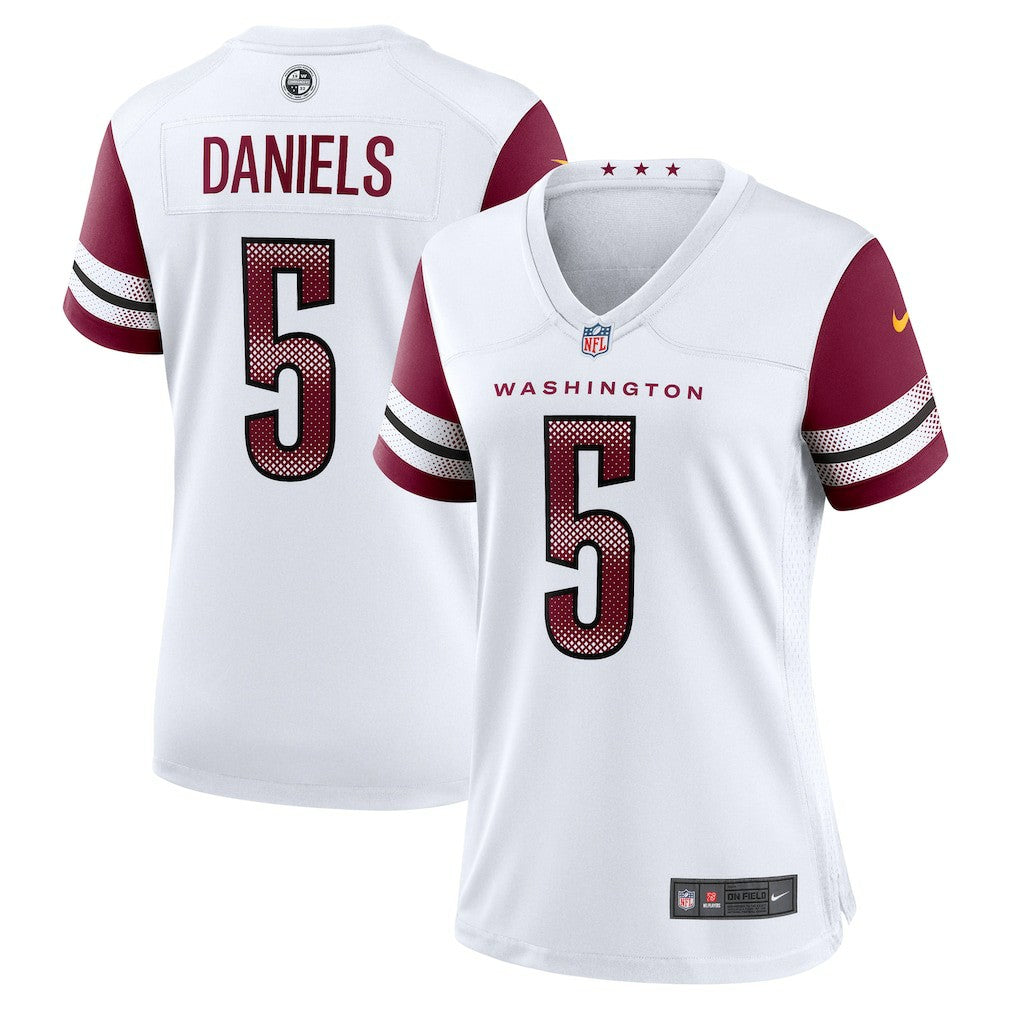 Jayden Daniels Washington Commanders Women's Game Jersey - White Jerseys