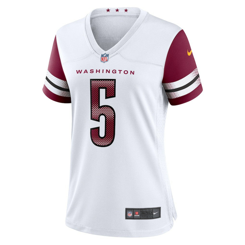 Jayden Daniels Washington Commanders Women's Game Jersey - White Jerseys