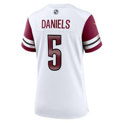 Jayden Daniels Washington Commanders Women's Game Jersey - White Jerseys