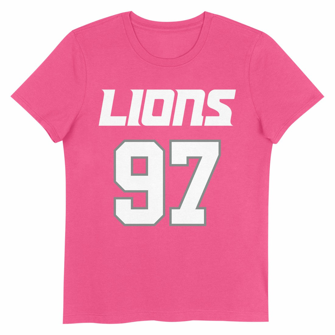 Aidan Hutchinson Detroit Lions Girls Youth Player Name & Number T-Shirt - Pink T-shirts