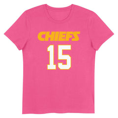 Patrick Mahomes Kansas City Chiefs Girls Youth Player Name & Number T-Shirt - Pink T-shirts