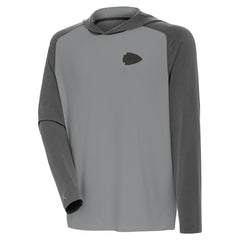 Kansas City Chiefs Antigua Tonal Intrepid Pullover Hoodie - Gray - Gray Hoodies