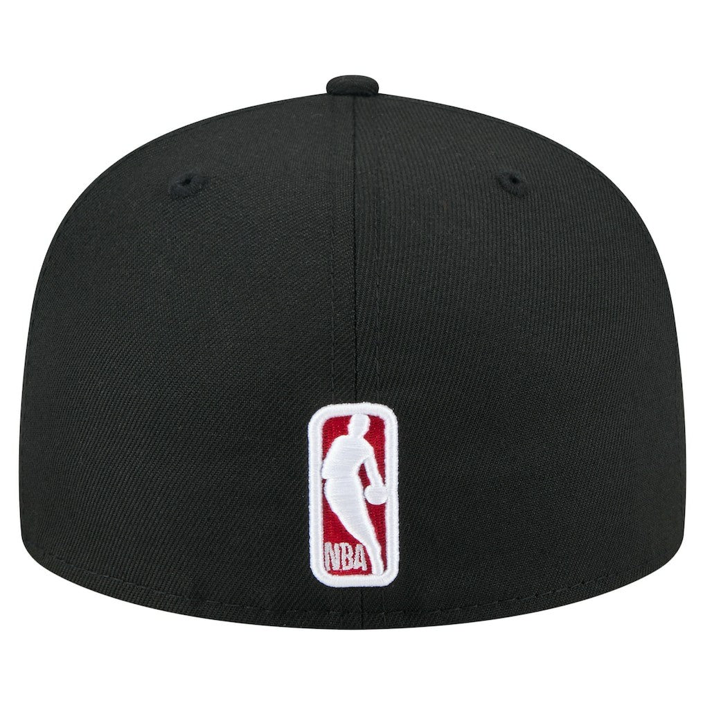 Chicago Bulls State Stitch 59FIFTY Fitted Hat Black - New Era