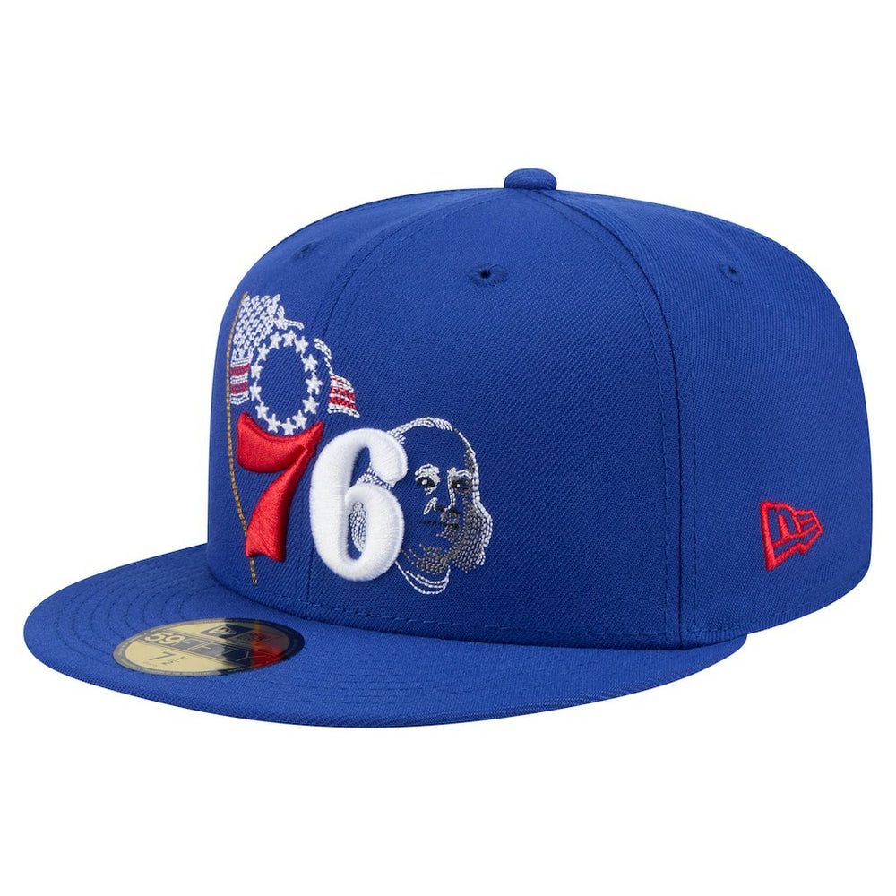 Philadelphia 76ers State Stitch 59FIFTY Fitted Hat Royal - New Era outlet