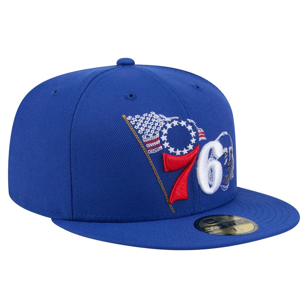 Philadelphia 76ers State Stitch 59FIFTY Fitted Hat Royal - New Era outlet