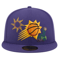 Phoenix Suns State Stitch 59FIFTY Fitted Hat Purple - New Era outlet