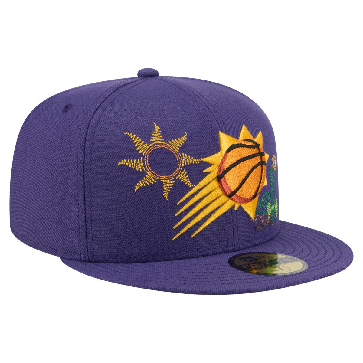 Phoenix Suns State Stitch 59FIFTY Fitted Hat Purple - New Era outlet