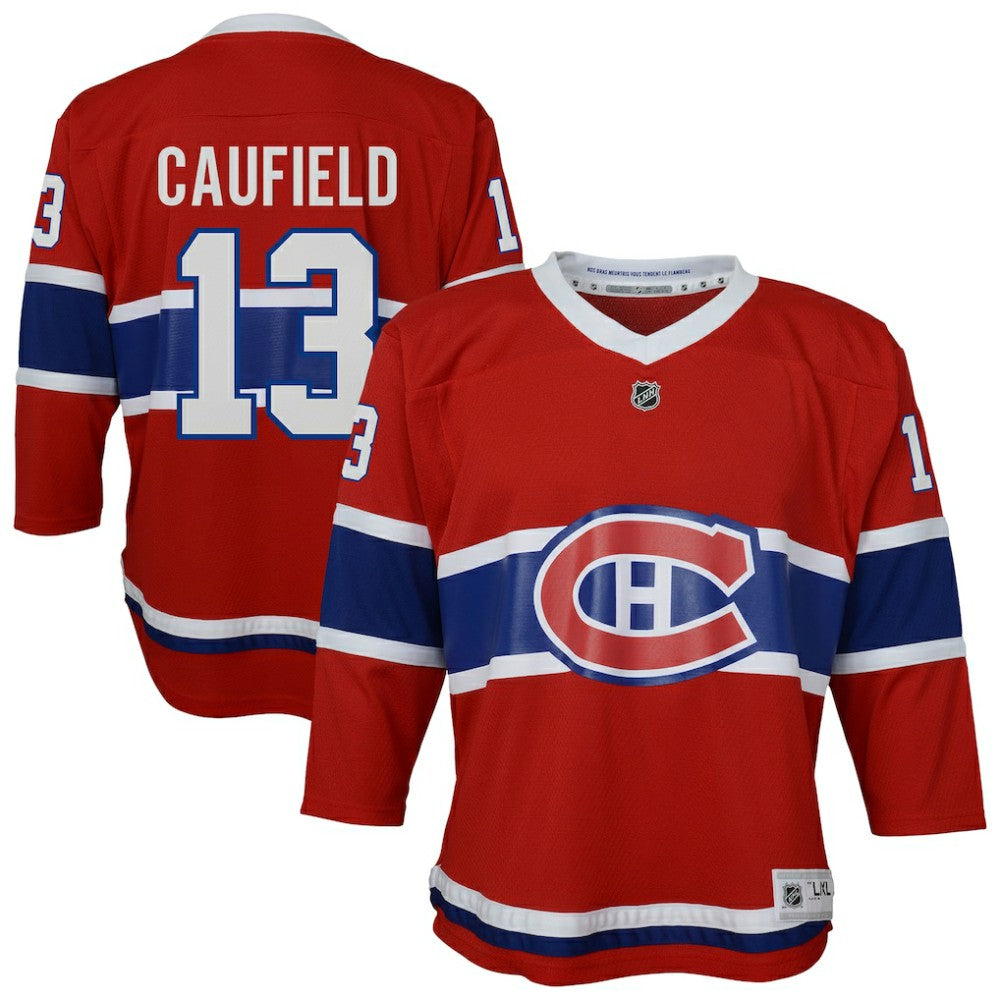 Cole Caufield Montreal Canadiens Youth Home Replica Player Jersey - Red | US 202353404