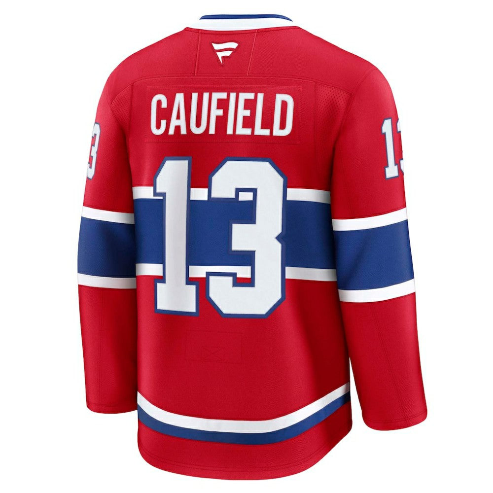 Cole Caufield Montreal Canadiens Fanatics Home Premium Jersey - Red | US 202353428