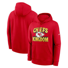 Kansas City Chiefs Hometown Fleece Pullover Hoodie - Red Hoodies