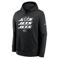 New York Jets Hometown Fleece Pullover Hoodie - Black Hoodies