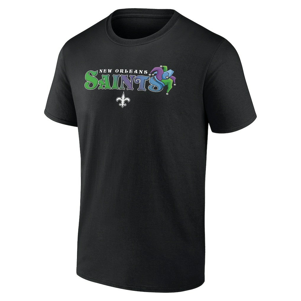 New Orleans Saints Hometown Rushing Yards T-Shirt - Black T-shirts