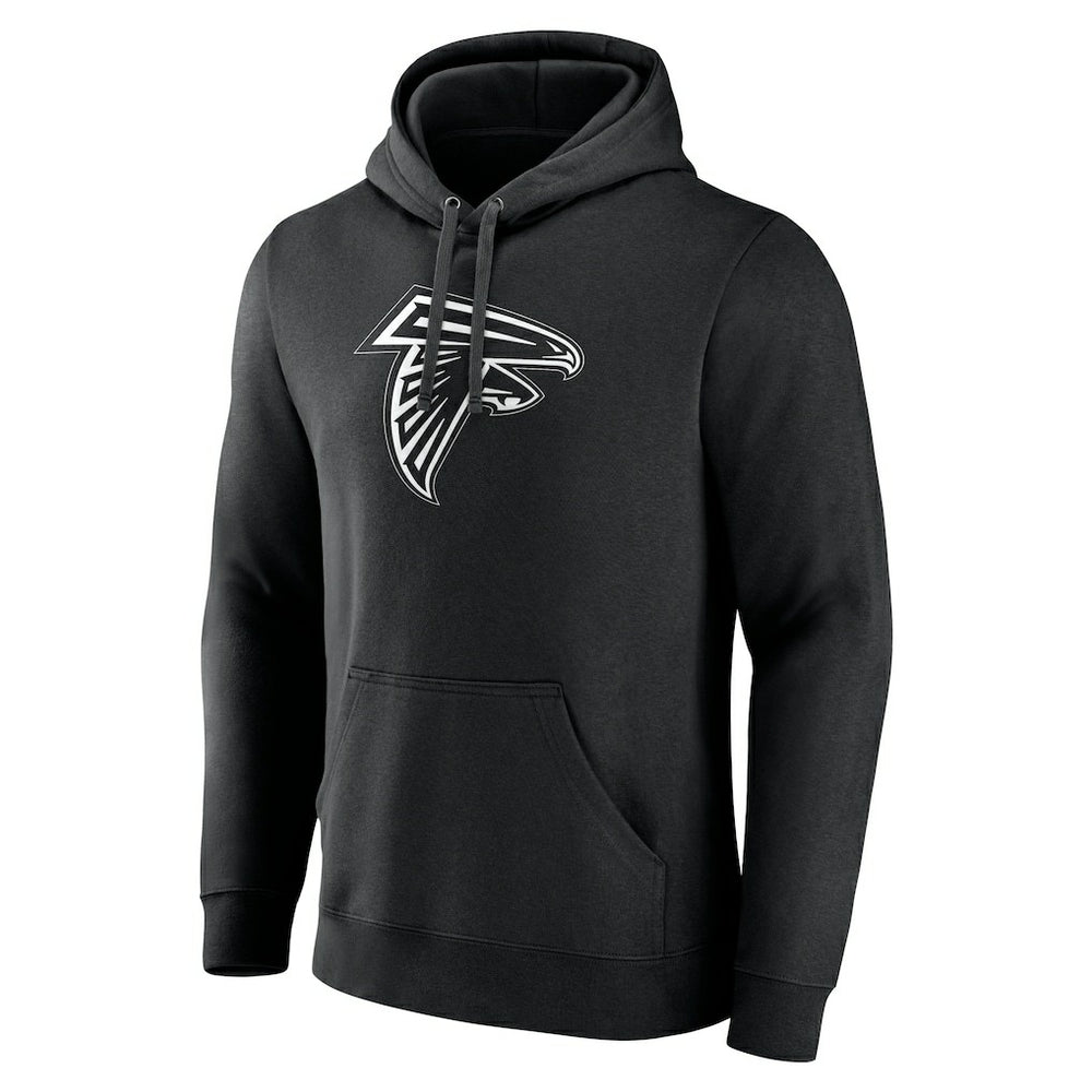 Atlanta Falcons Personalized Name & Number Pullover Hoodie - Black Hoodies