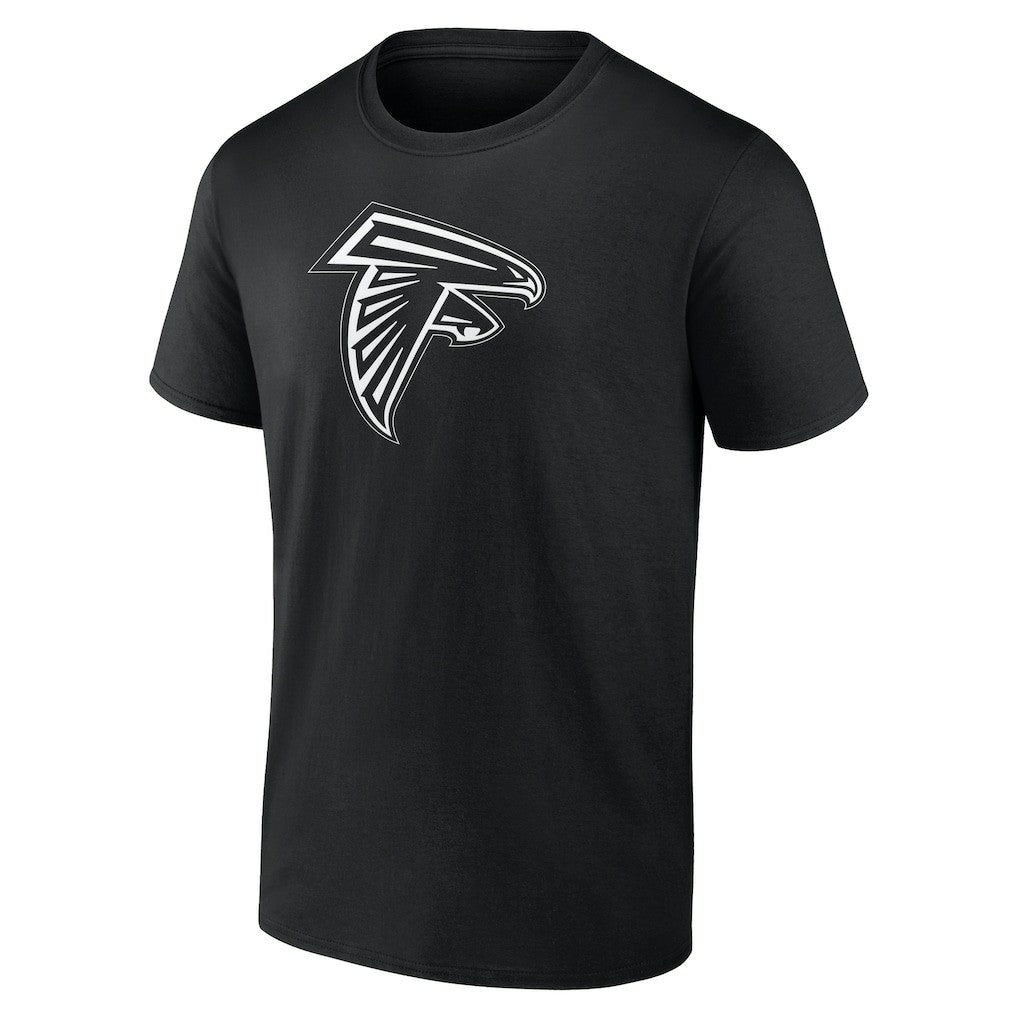 Atlanta Falcons Personalized Name & Number Monochrome T-Shirt - Black T-shirts