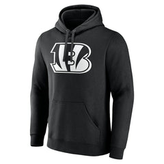 Cincinnati Bengals Personalized Name & Number Pullover Hoodie - Black Hoodies