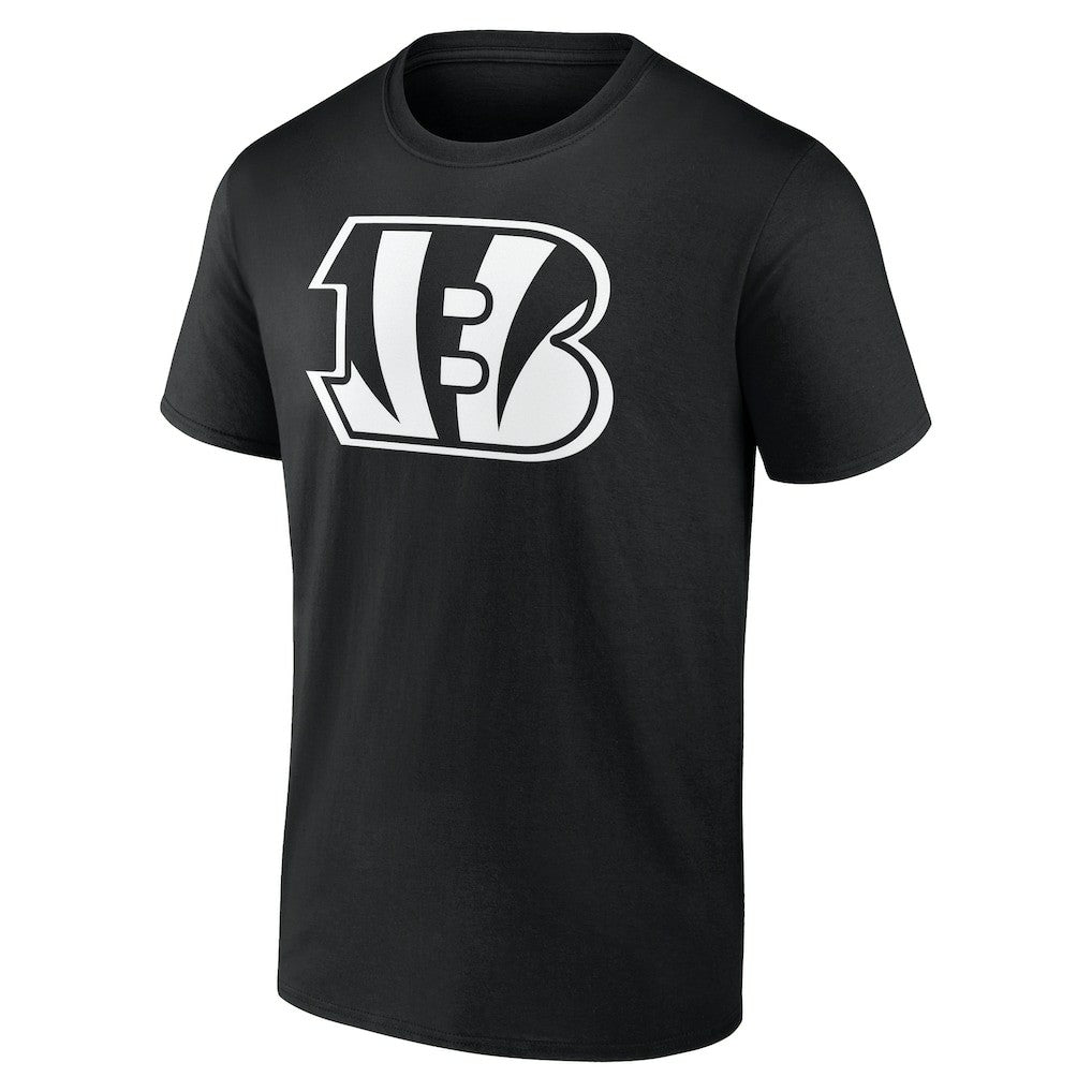 Cincinnati Bengals Personalized Name & Number Monochrome T-Shirt - Black T-shirts