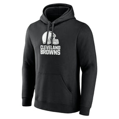 Cleveland Browns Personalized Name & Number Pullover Hoodie - Black Hoodies