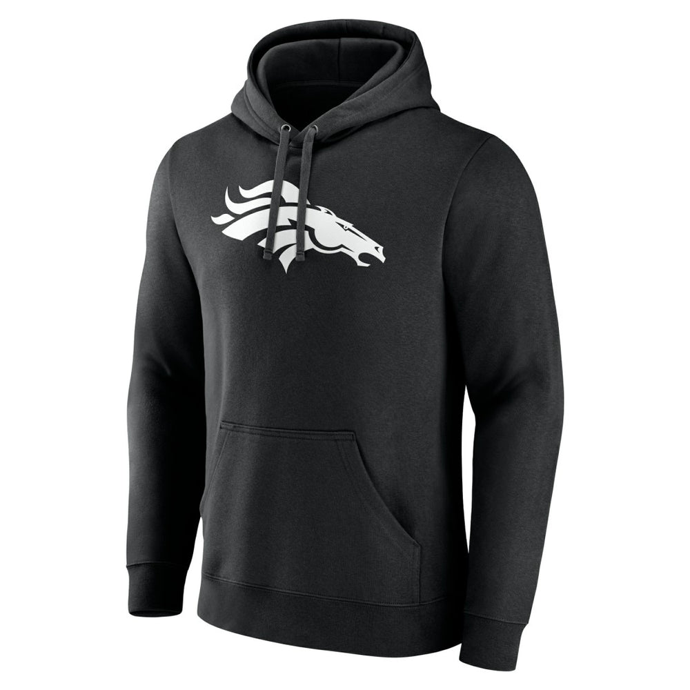 Denver Broncos Personalized Name & Number Pullover Hoodie - Black Hoodies