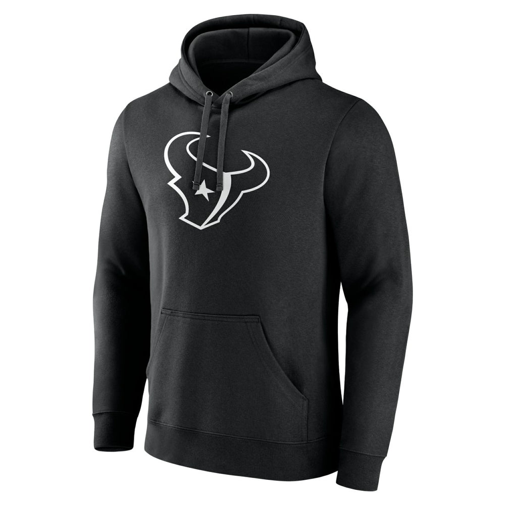 Houston Texans Personalized Name & Number Pullover Hoodie - Black Hoodies