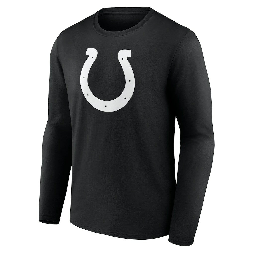 Indianapolis Colts Personalized Name & Number Monochrome Long Sleeve T-Shirt - Black T-shirts