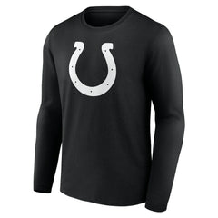 Indianapolis Colts Personalized Name & Number Monochrome Long Sleeve T-Shirt - Black T-shirts