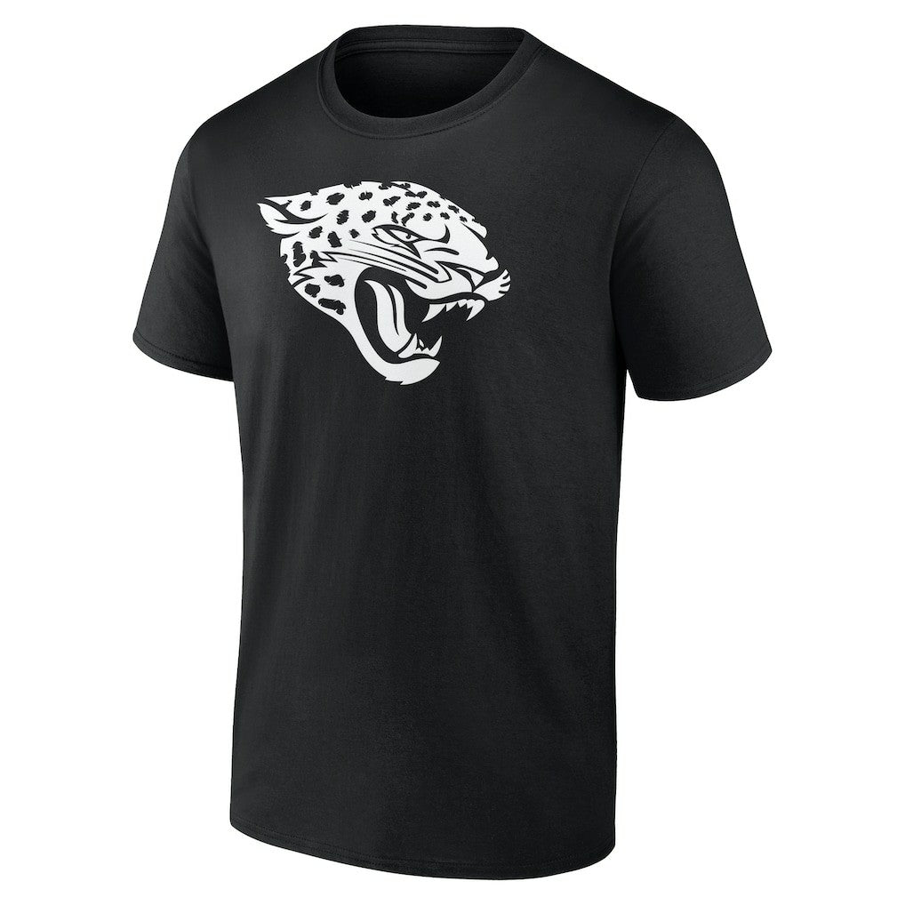 Jacksonville Jaguars Personalized Name & Number Monochrome T-Shirt - Black T-shirts