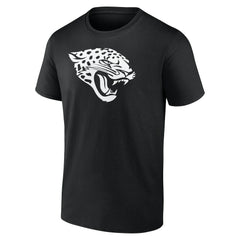 Jacksonville Jaguars Personalized Name & Number Monochrome T-Shirt - Black T-shirts