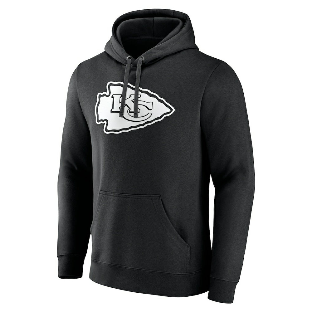 Kansas City Chiefs Personalized Name & Number Pullover Hoodie - Black Hoodies