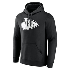 Kansas City Chiefs Personalized Name & Number Pullover Hoodie - Black Hoodies