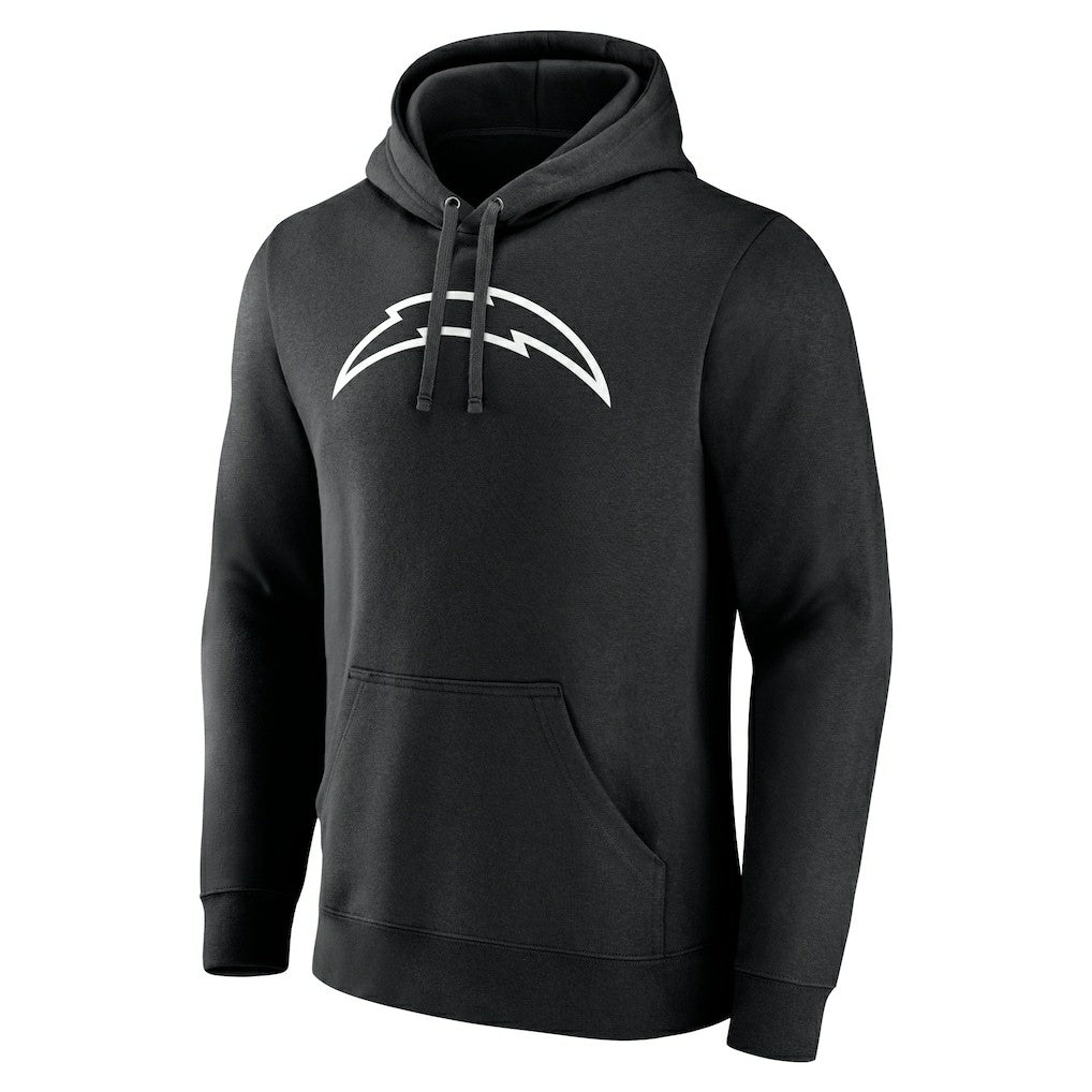 Los Angeles Chargers Personalized Name & Number Pullover Hoodie - Black Hoodies