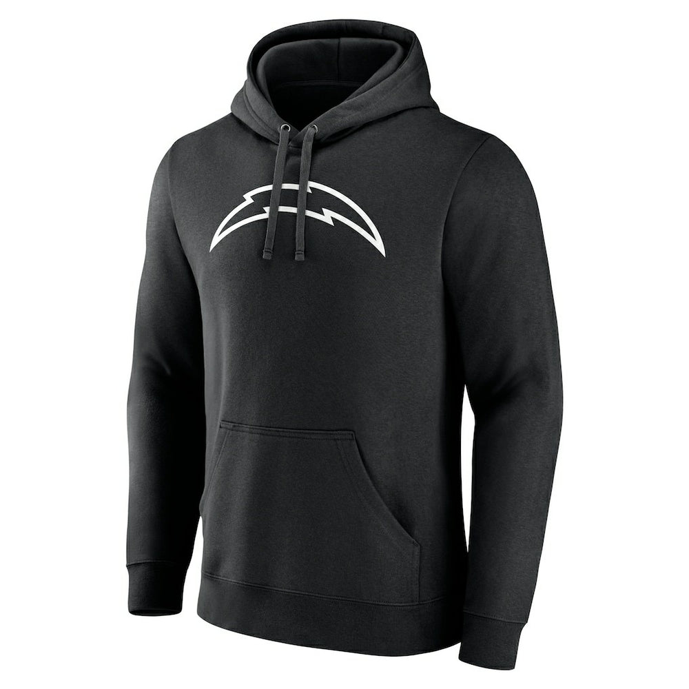 Los Angeles Chargers Personalized Name & Number Pullover Hoodie - Black Hoodies
