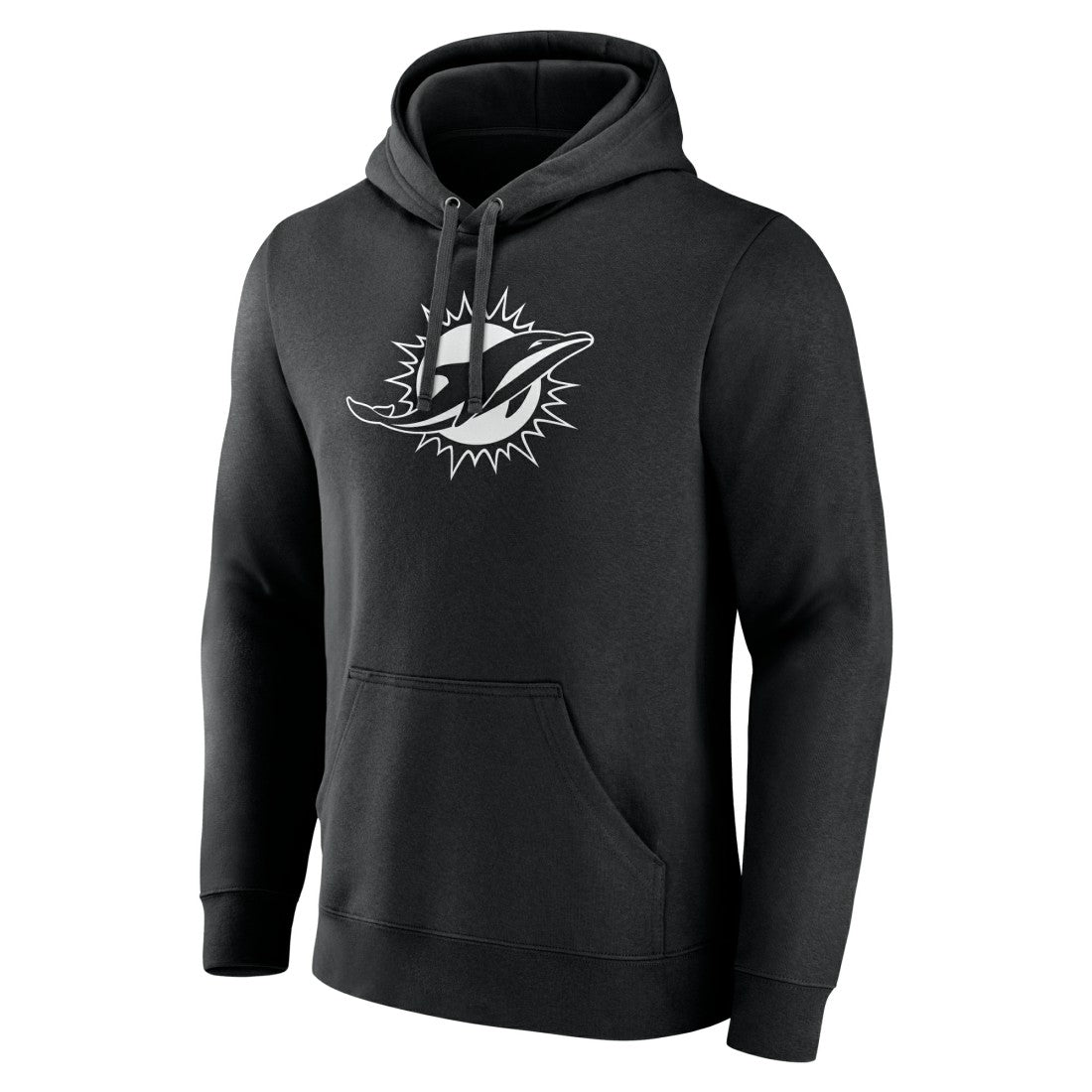 Miami Dolphins Personalized Name & Number Pullover Hoodie - Black Hoodies