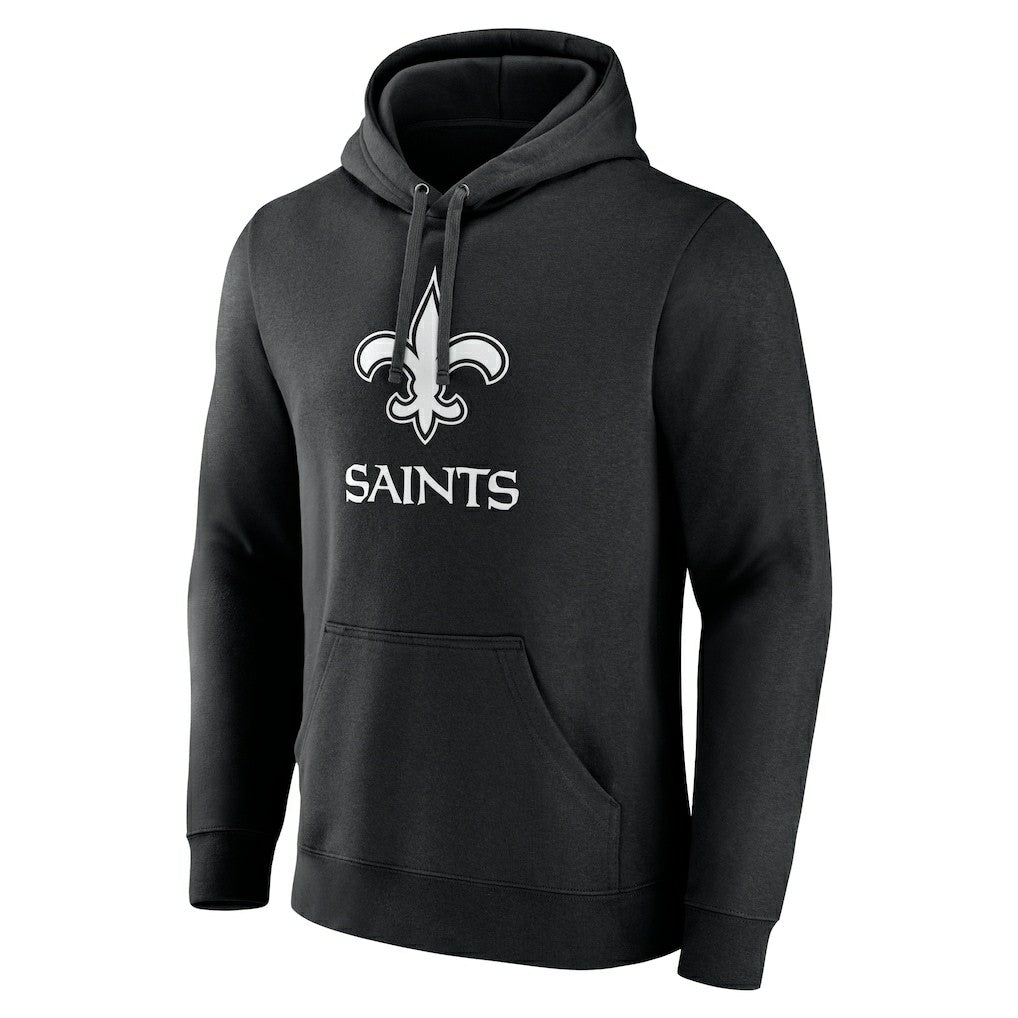 New Orleans Saints Personalized Name & Number Pullover Hoodie - Black Hoodies