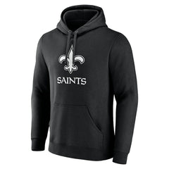 New Orleans Saints Personalized Name & Number Pullover Hoodie - Black Hoodies