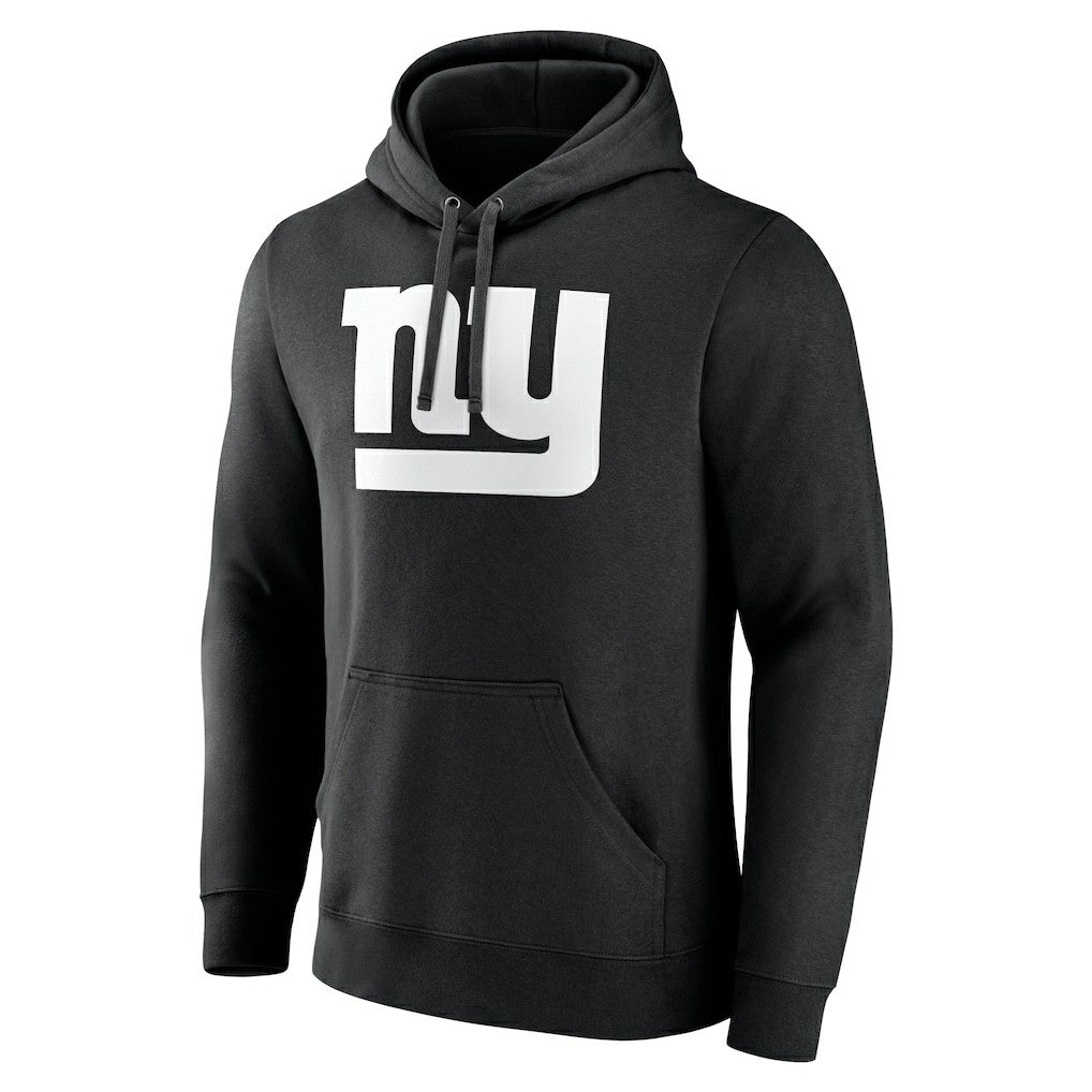 New York Giants Personalized Name & Number Pullover Hoodie - Black Hoodies