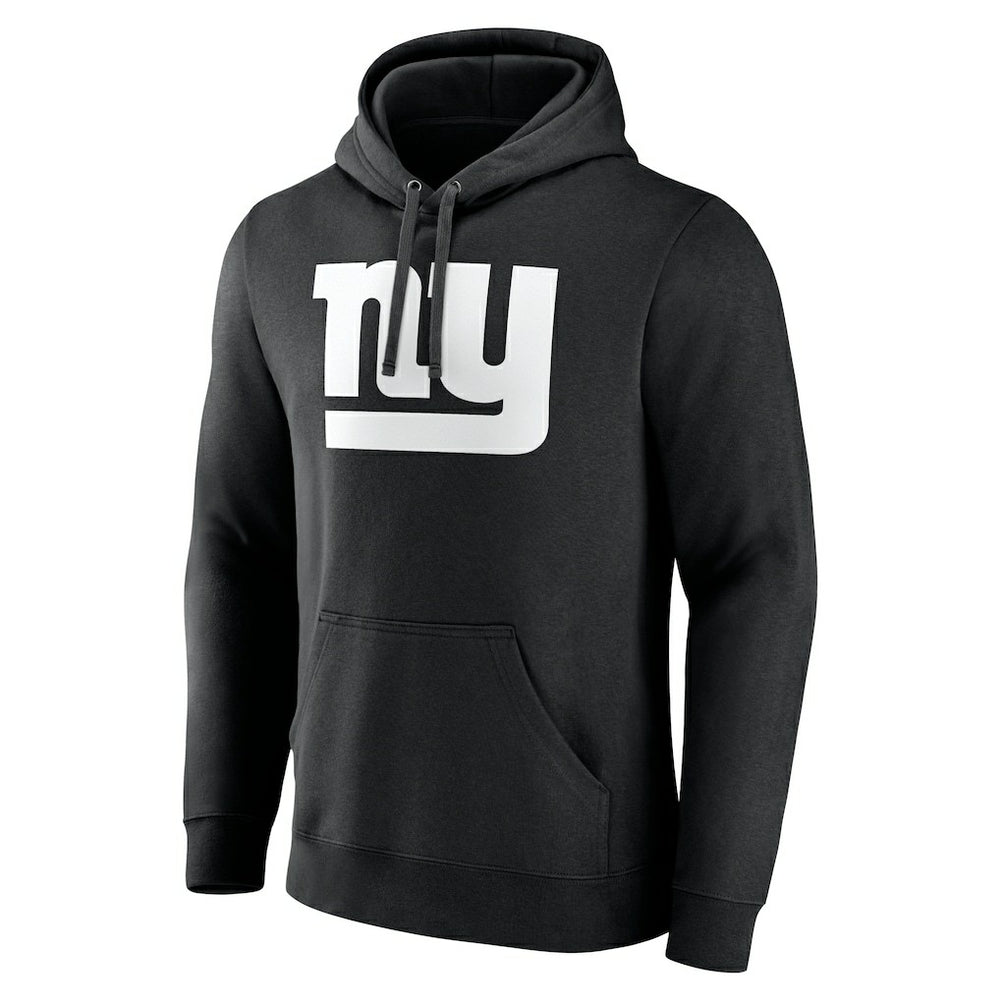 New York Giants Personalized Name & Number Pullover Hoodie - Black Hoodies