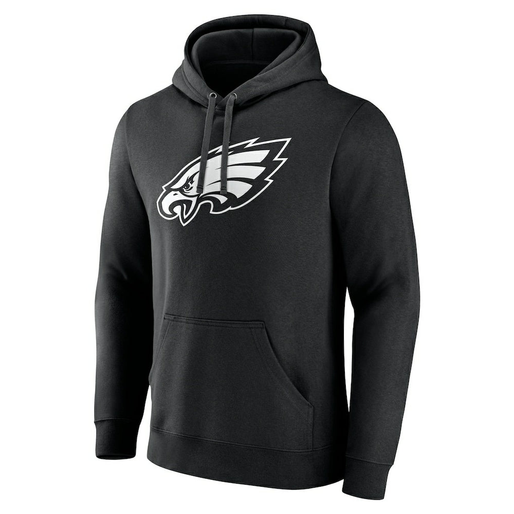 Philadelphia Eagles Personalized Name & Number Pullover Hoodie - Black Hoodies