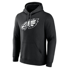 Philadelphia Eagles Personalized Name & Number Pullover Hoodie - Black Hoodies