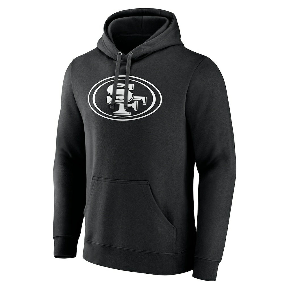 San Francisco 49ers Personalized Name & Number Pullover Hoodie - Black Hoodies
